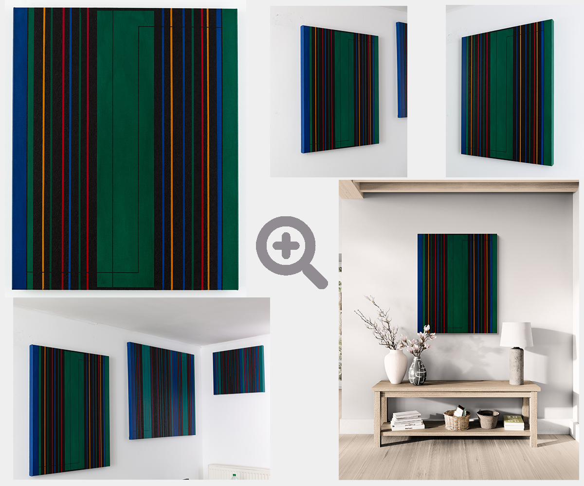 Gemaelde: Farbfeld minimalistisch KH#340